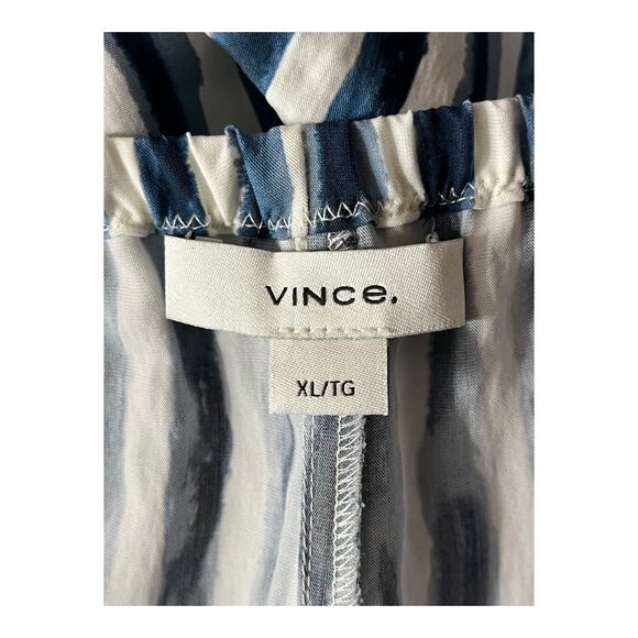 Vince Shorts Painterly Stripe Pull on blue size X-Large XL - Picture 4 of 7